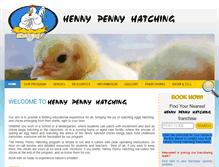 Tablet Screenshot of hennypennyhatching.com.au
